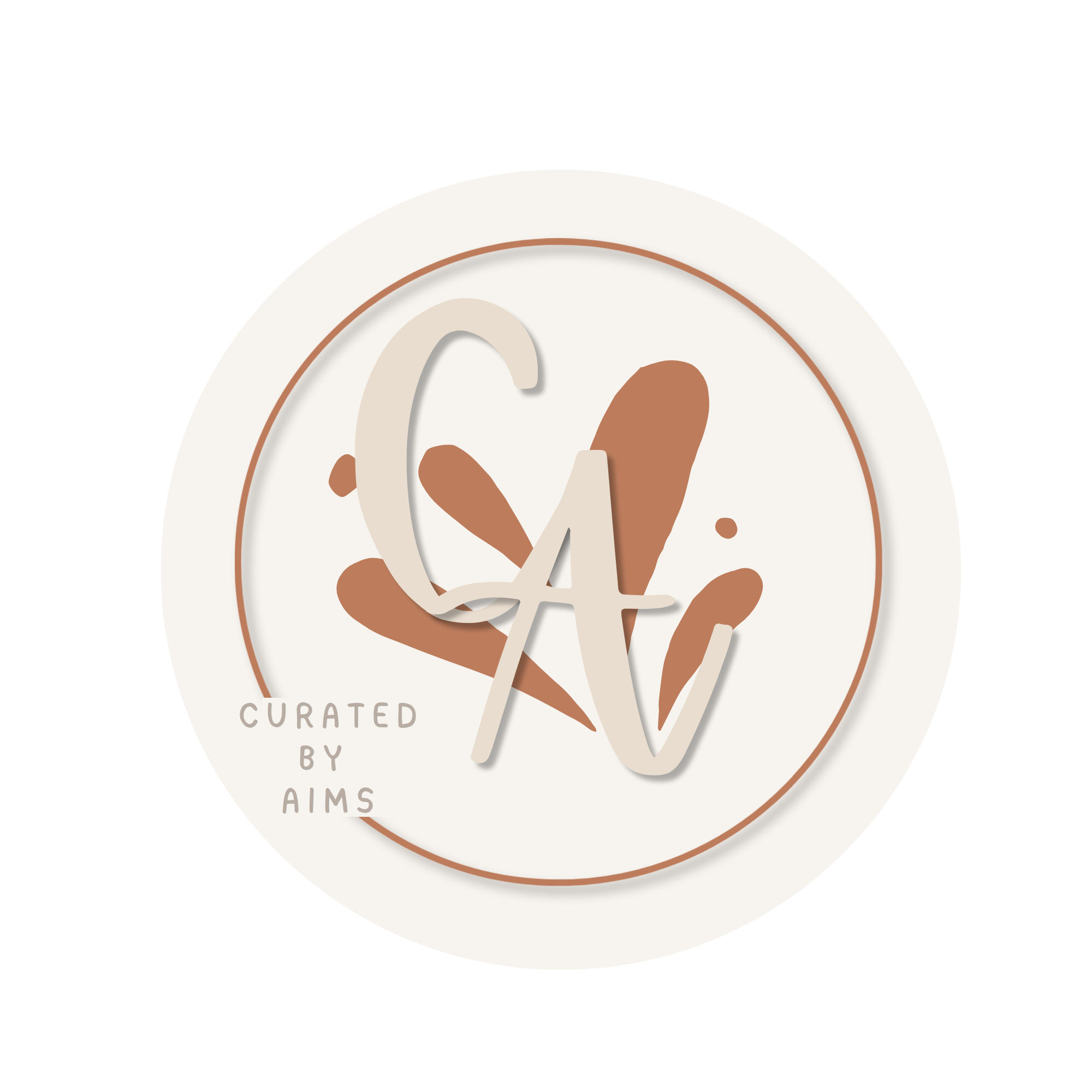 Curated by Aims Logo